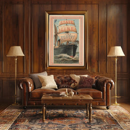 State Line for Europe Poster PosterGoat