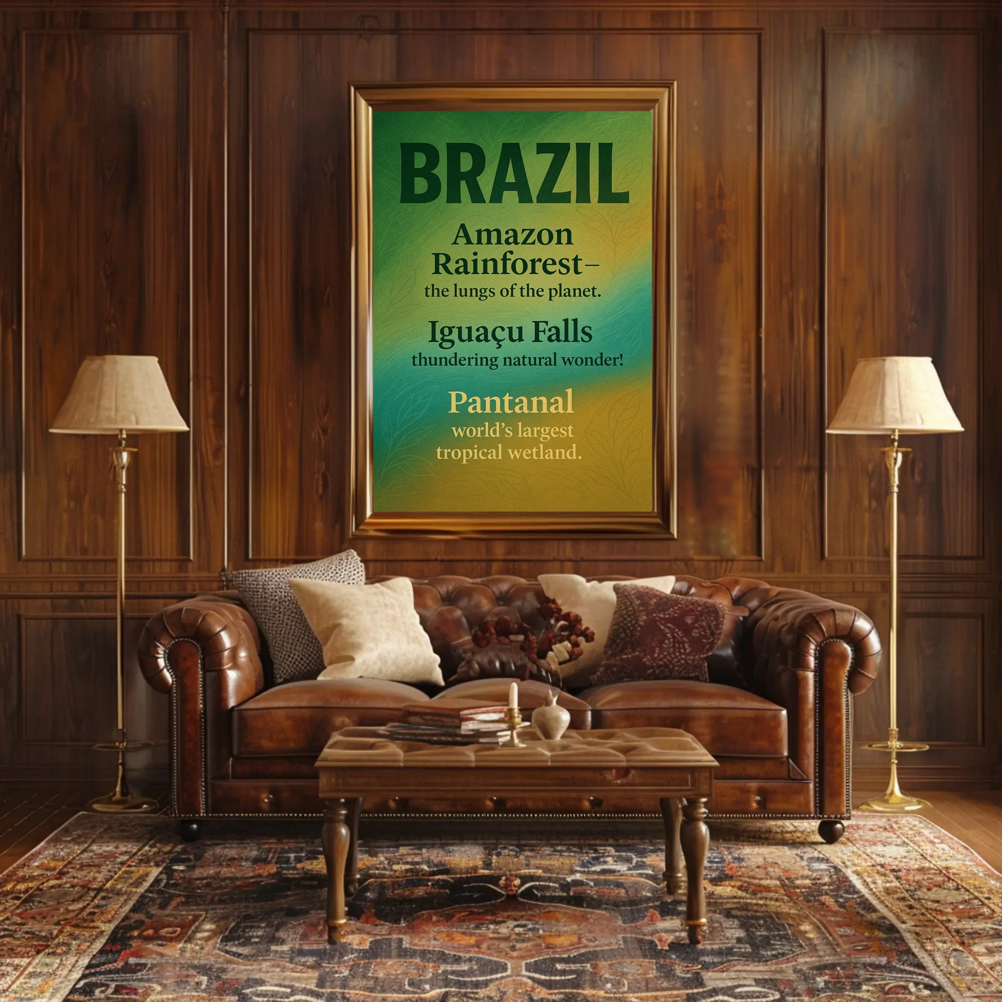 Wonders of Brazil Poster PosterGoat