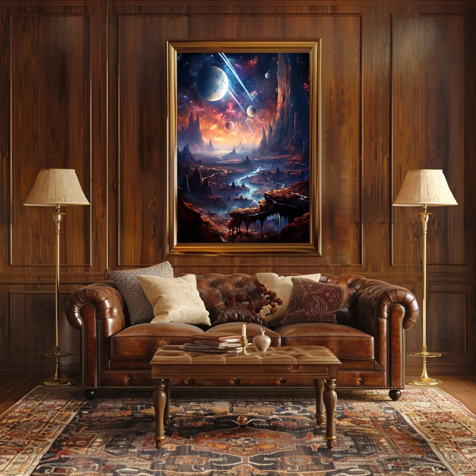 Cosmic Landscape Poster PosterGoat