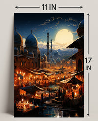 Moonlit Bazaar Poster
