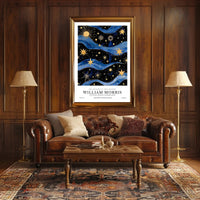 William Morris Cotton Prints Exhibition Poster