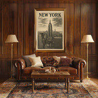 New York Skyline Poster