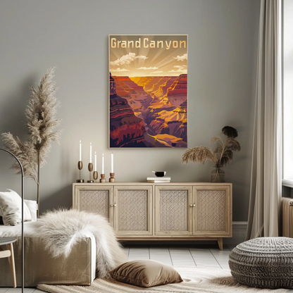Grand Canyon Glowing Landscape