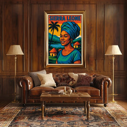 Sierra Leone Vibrant Heritage Poster