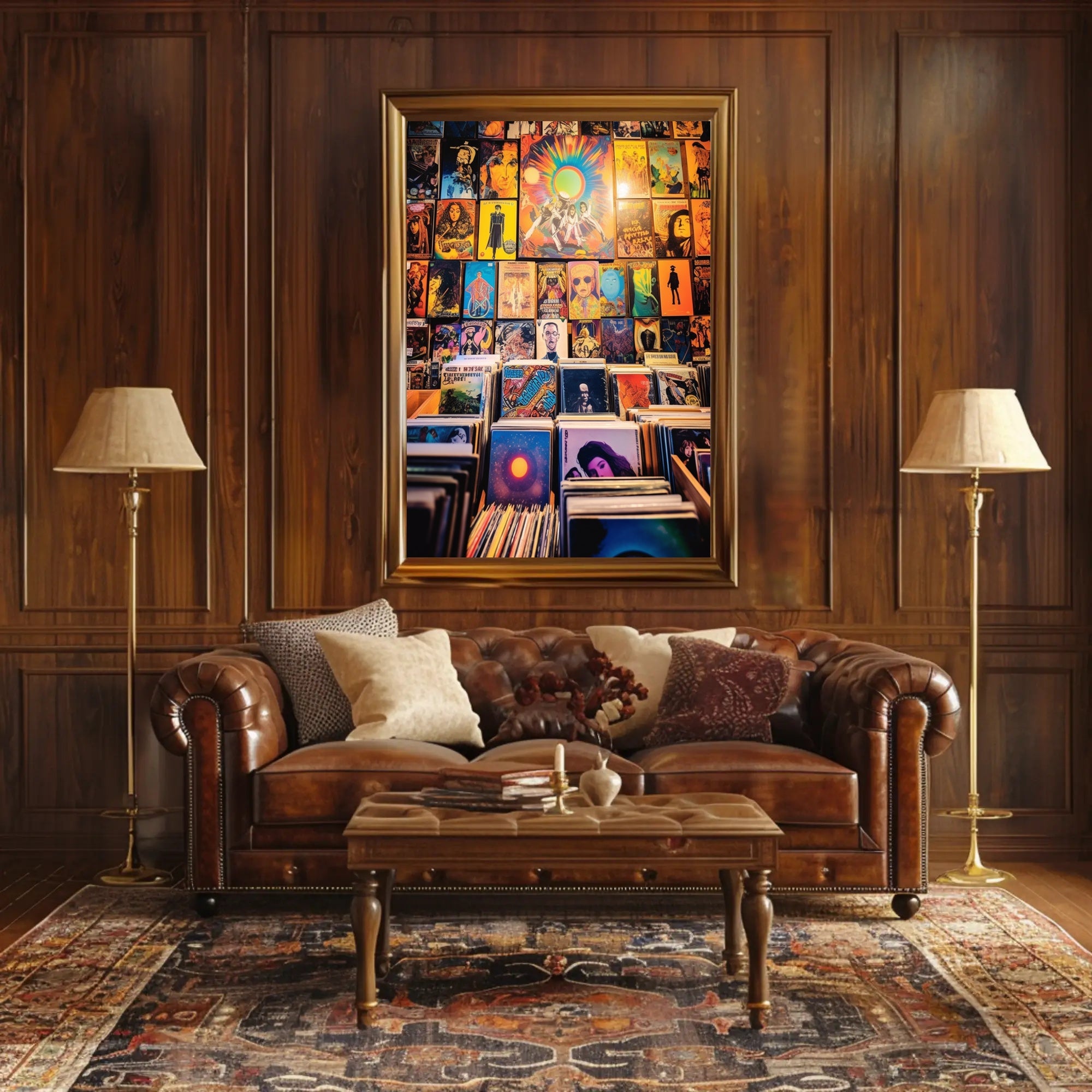 Vibrant Vinyl Collection Poster