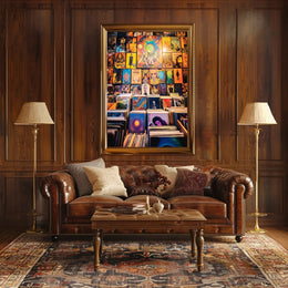 Vibrant Vinyl Collection Poster