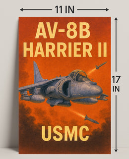 AV-8B Harrier II Poster PosterGoat