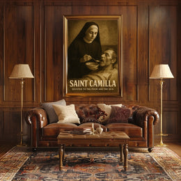 Saint Camilla Devoted To The Poor And Poster