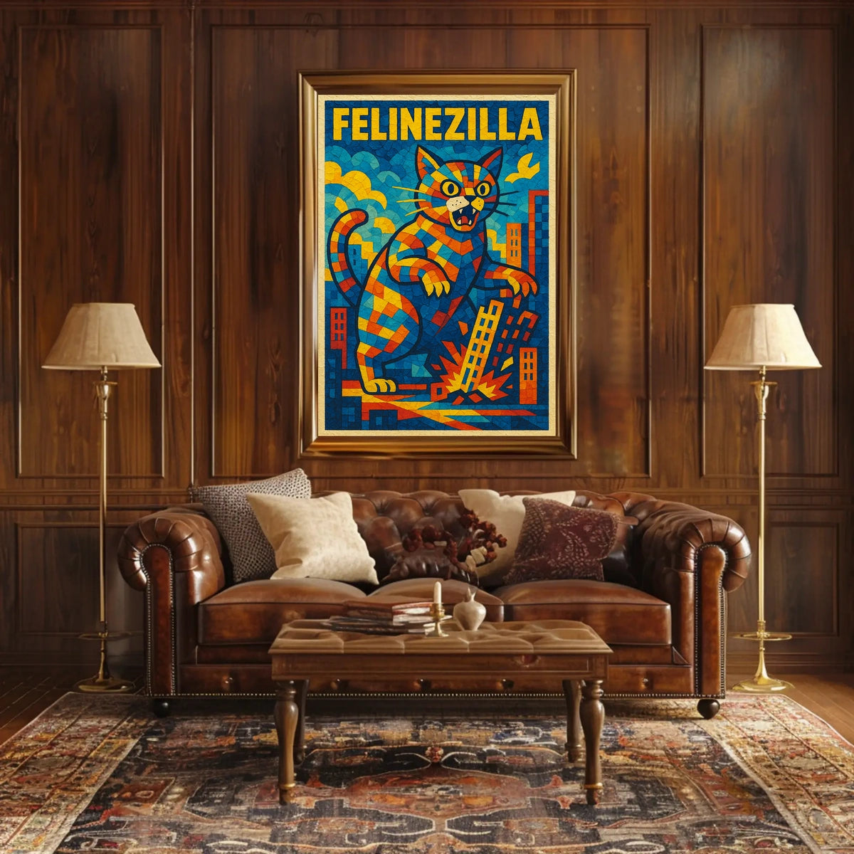 Felinezilla Poster