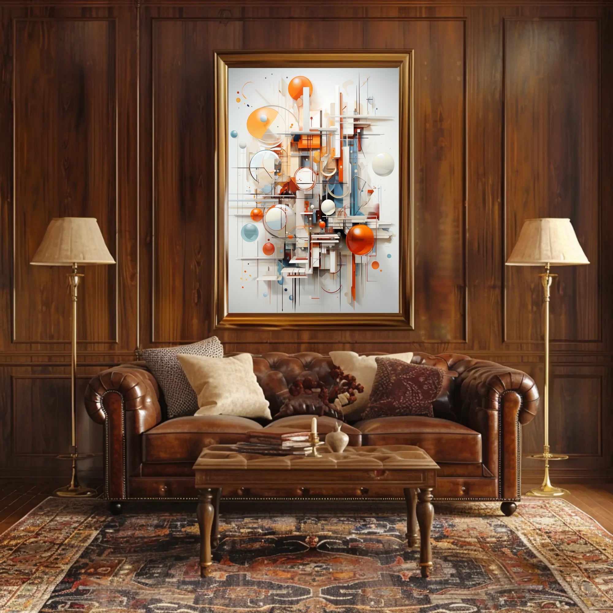 Geometric Harmony Poster PosterGoat