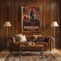 Birmingham, Alabama Industrial Poster