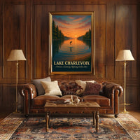 Nature’s Sanctuary Lake Charlevoix Scenic Poster