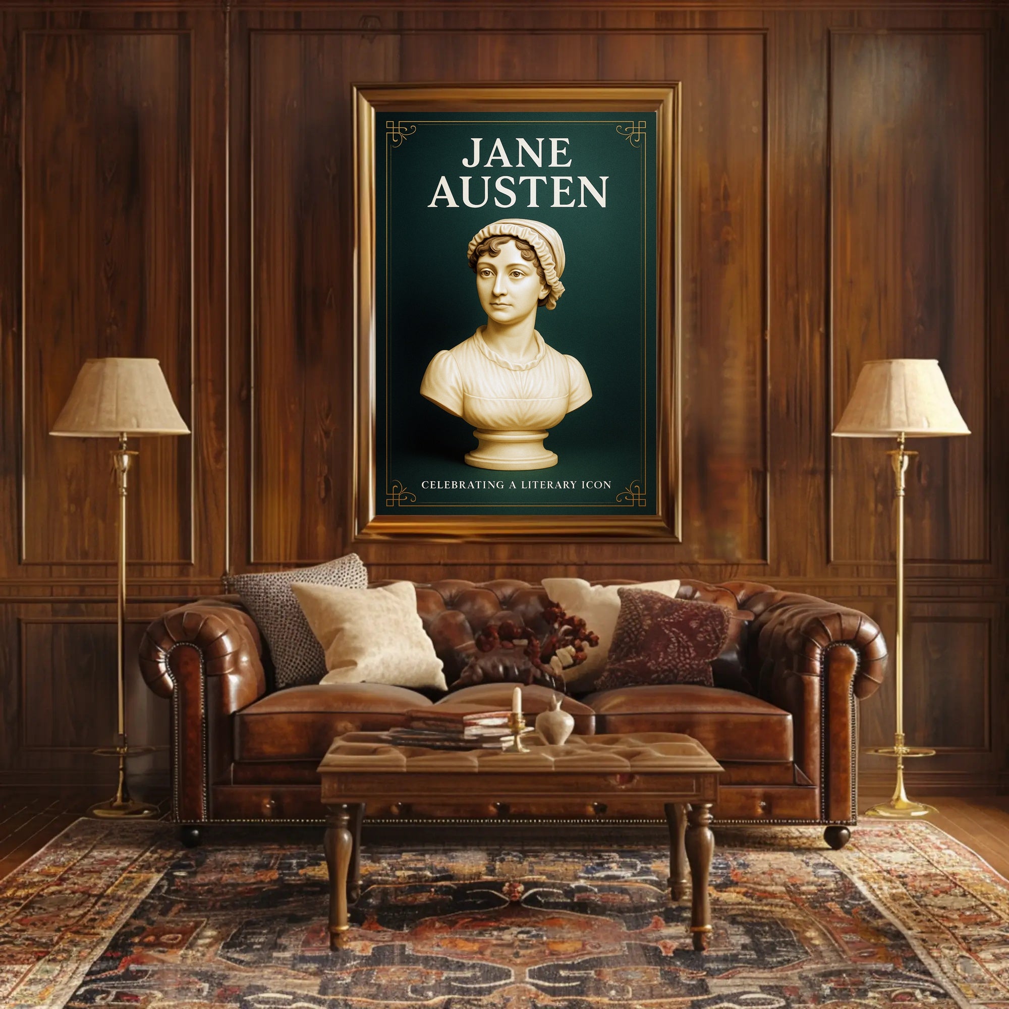Jane Austen Celebrating a Literary Icon Poster PosterGoat