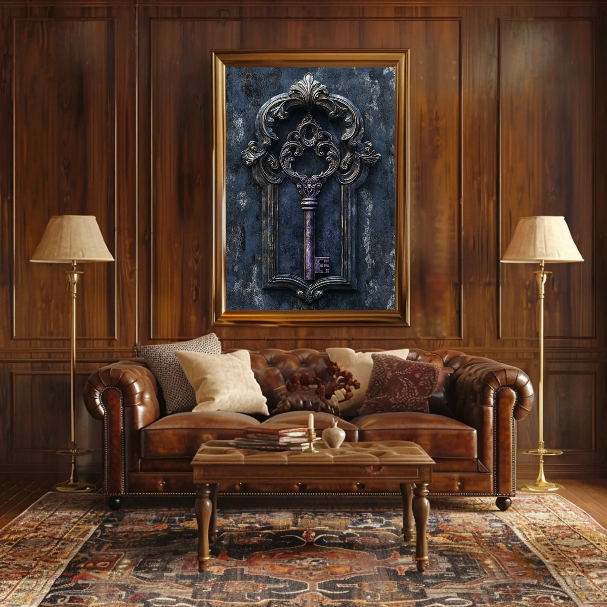 Ornate Victorian Key Art Cultural Heritage Poster
