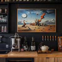 Timeless Desert Dreamscape: Abstract or Artistic Poster