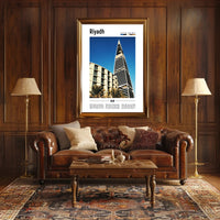 Riyadh Architectural Marvel Urban Cityscape Poster PosterGoat