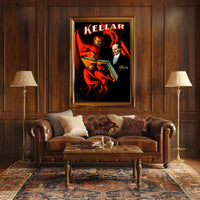 Kellar Magic Show Vintage Theatrical Poster