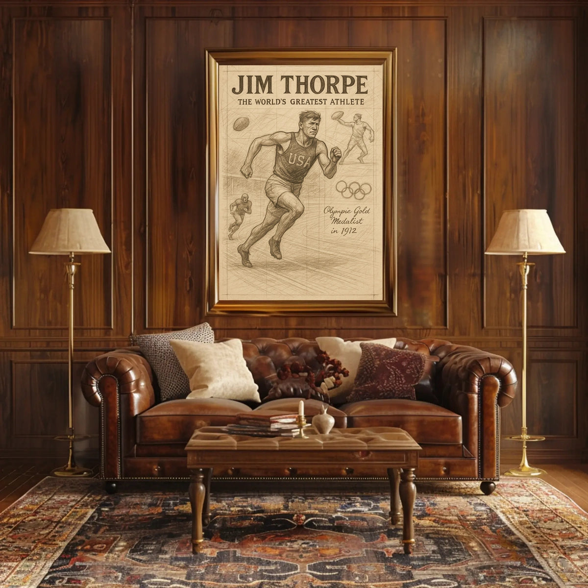 Jim Thorpe Celebrating the Worlds Greatest Athlete Poster
