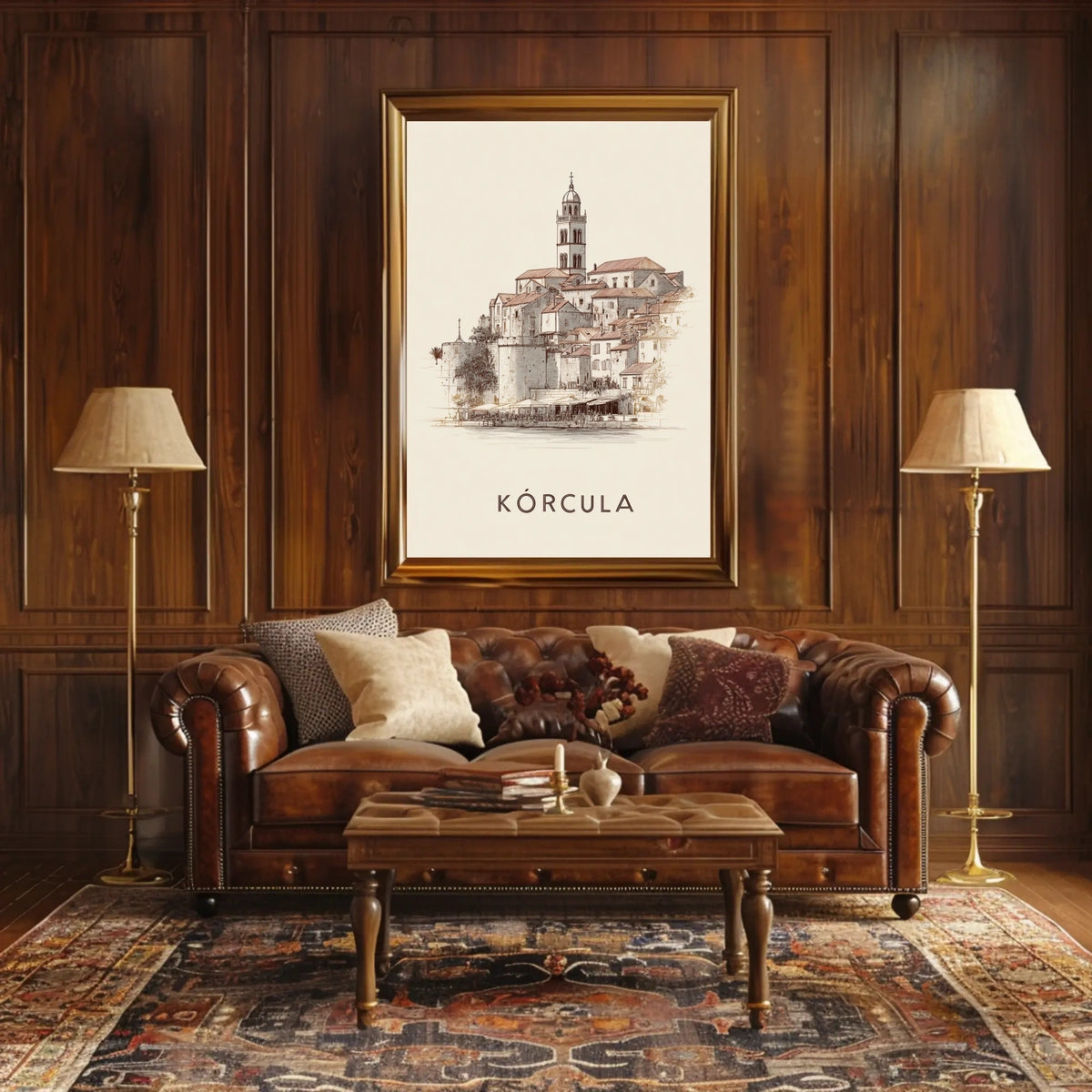 Korčula A Timeless Cityscape Poster