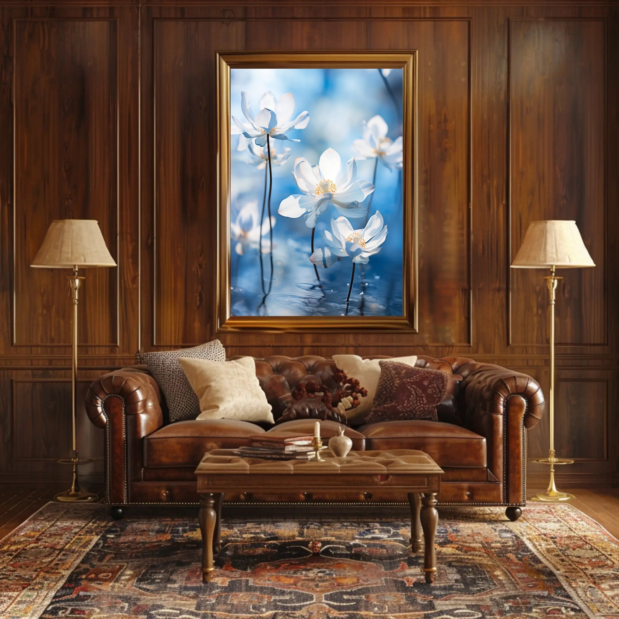 Serenity In Bloom Poster