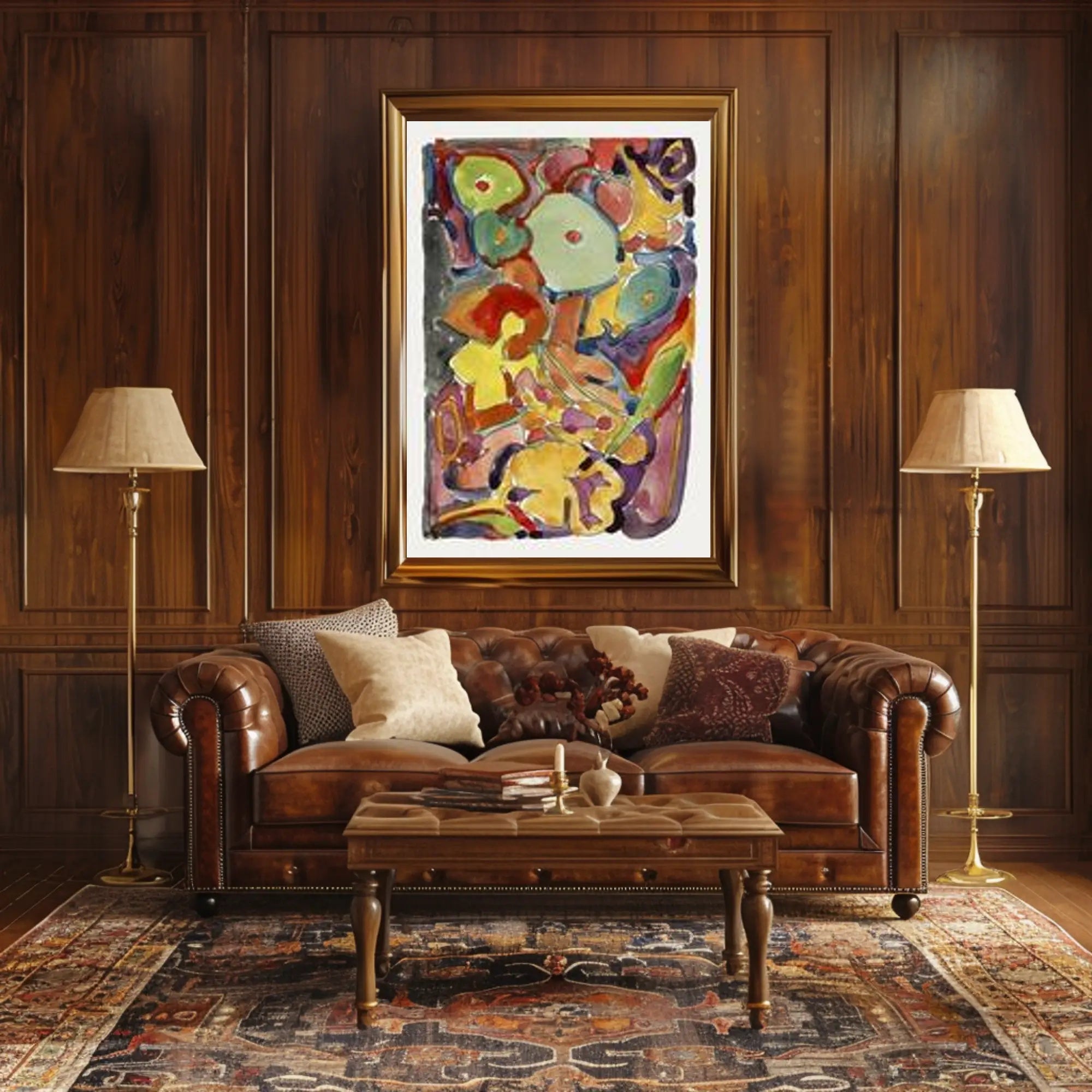 Vibrant Abstract Expression Poster