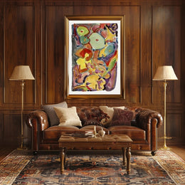 Vibrant Abstract Expression Poster
