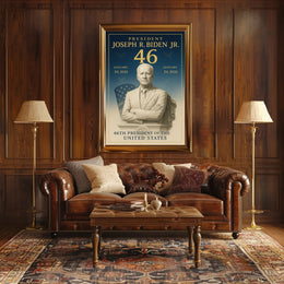Joseph R. Biden Jr. 46th President Poster PosterGoat