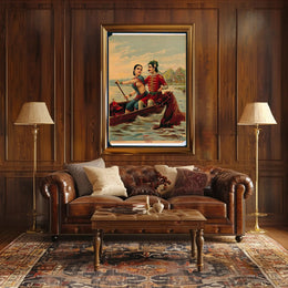Romantic Boat Ride Poster PosterGoat