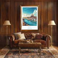 Basel Cityscape Poster