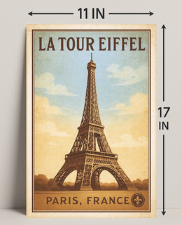 La Tour Eiffel Poster PosterGoat