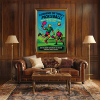 Pickleball Fun at Central Park Poster