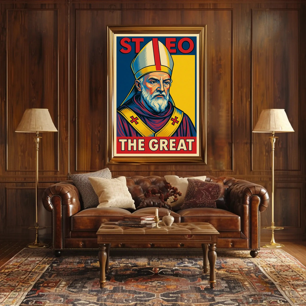 Saint Leo the Great Poster