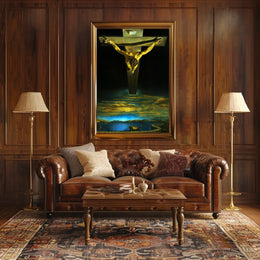 Surreal Vision of the Crucifixion Poster