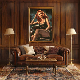 Vintage Glamour Under the Stars Poster