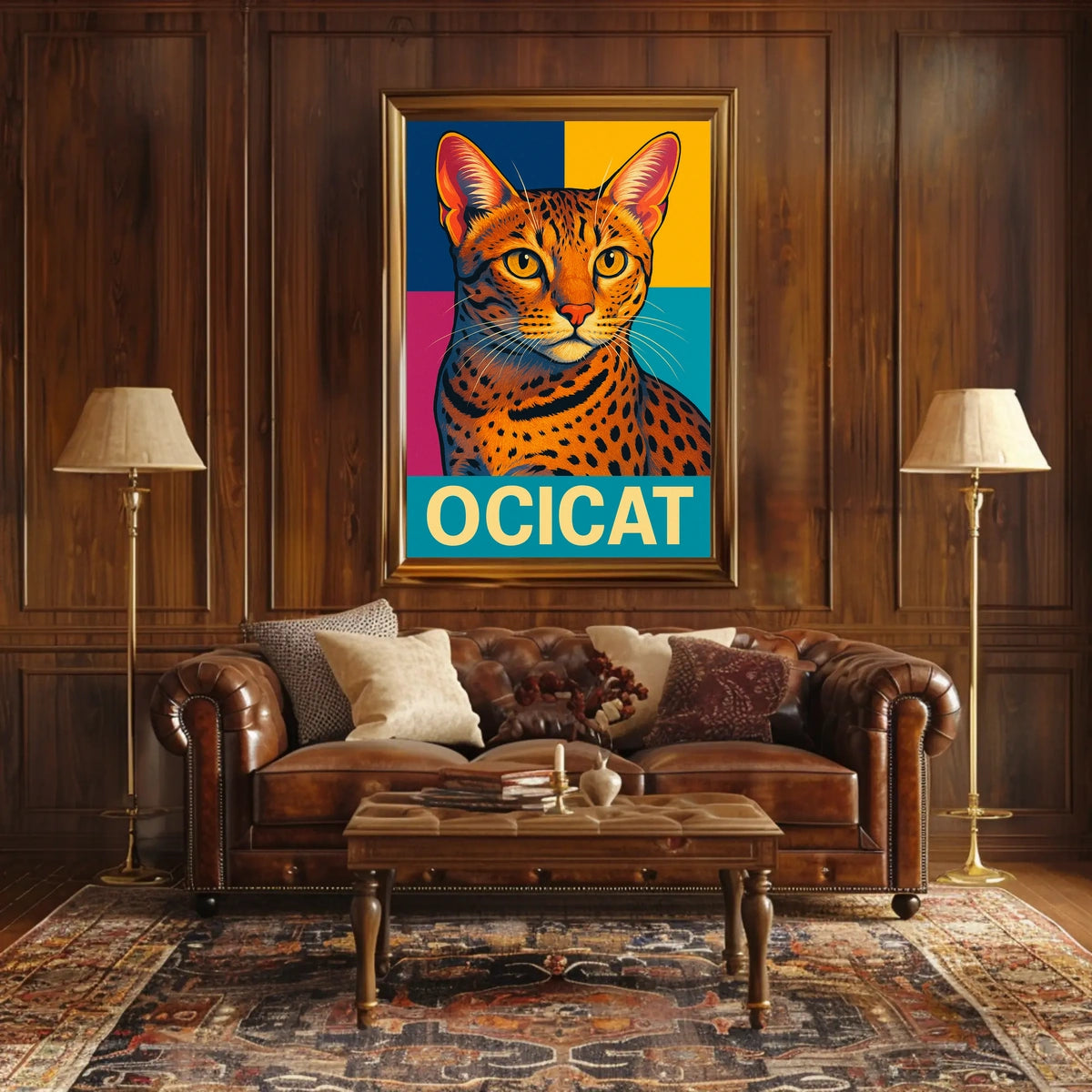 Ocicat Portrait Poster