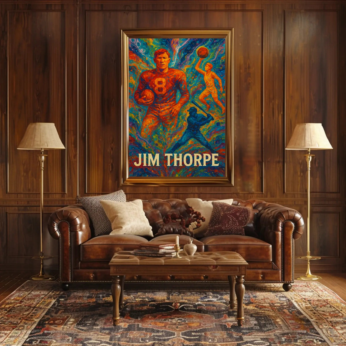 Jim Thorpe Athletic Legend Poster