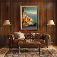 Coastal Townscape Poster