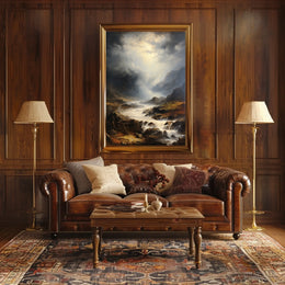 Dramatic Wilderness Landscape: Photorealistic National Park Poster