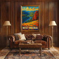 West Virginia Landscape Poster