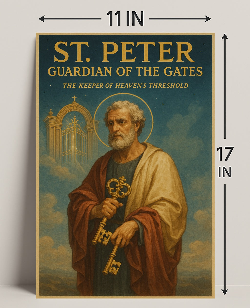 St. Peter Guardian Of The Gates Poster