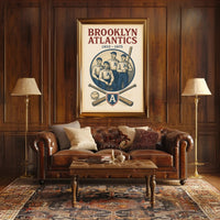 Brooklyn Atlantics Baseball Team Poster PosterGoat
