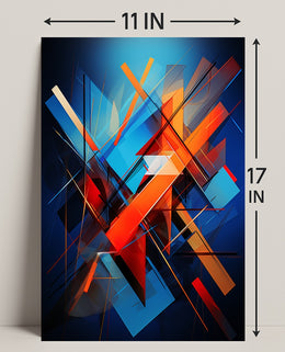 Dynamic Geometric Abstraction Abstract Poster PosterGoat