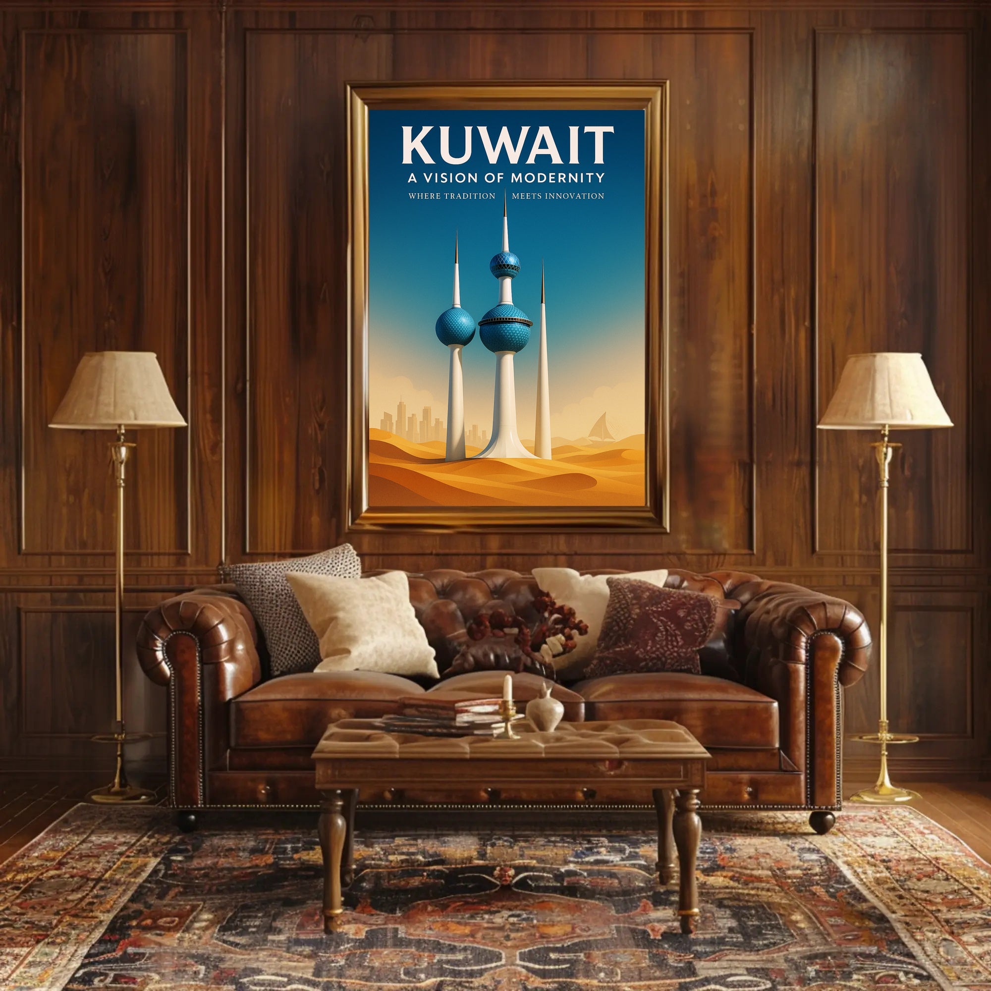 Kuwait - A Vision of Modernity Poster PosterGoat