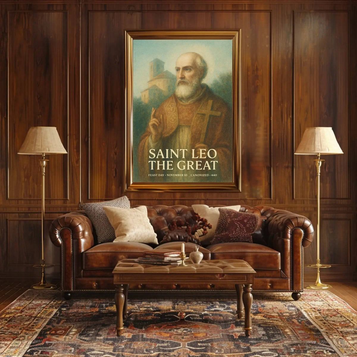 Saint Leo The Great Poster