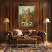 Saint Leo The Great Poster