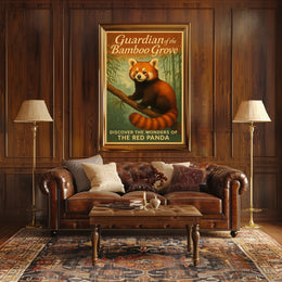 Guardian of the Bamboo Grove Poster PosterGoat