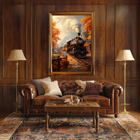 Autumn Steam Journey Poster