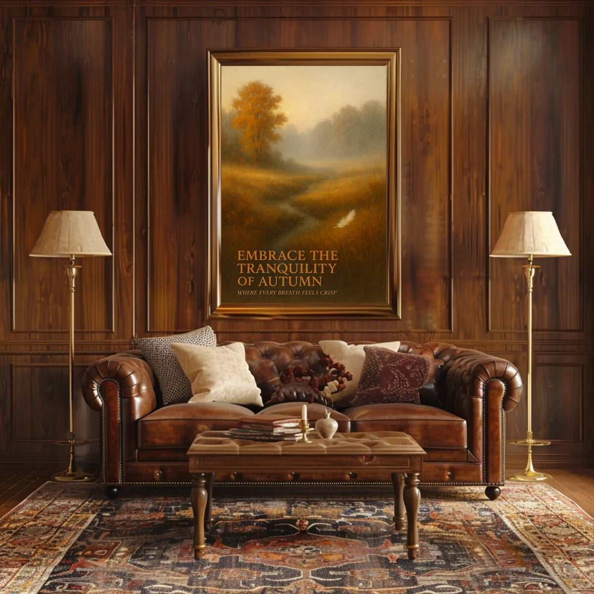 Embrace the Tranquility of Autumn Poster