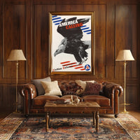 Vibrant Abstract Art Poster for Creative Spaces