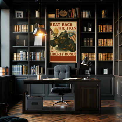 World War I Era Liberty Bonds Propaganda Poster